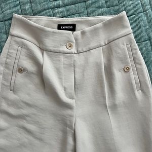 Beige trousers